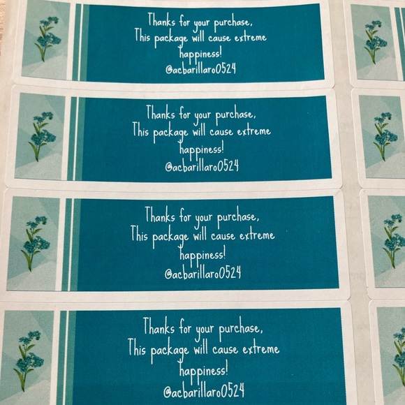 PERSONALIZED LABELS FOR SELLERS - Picture 5 of 16